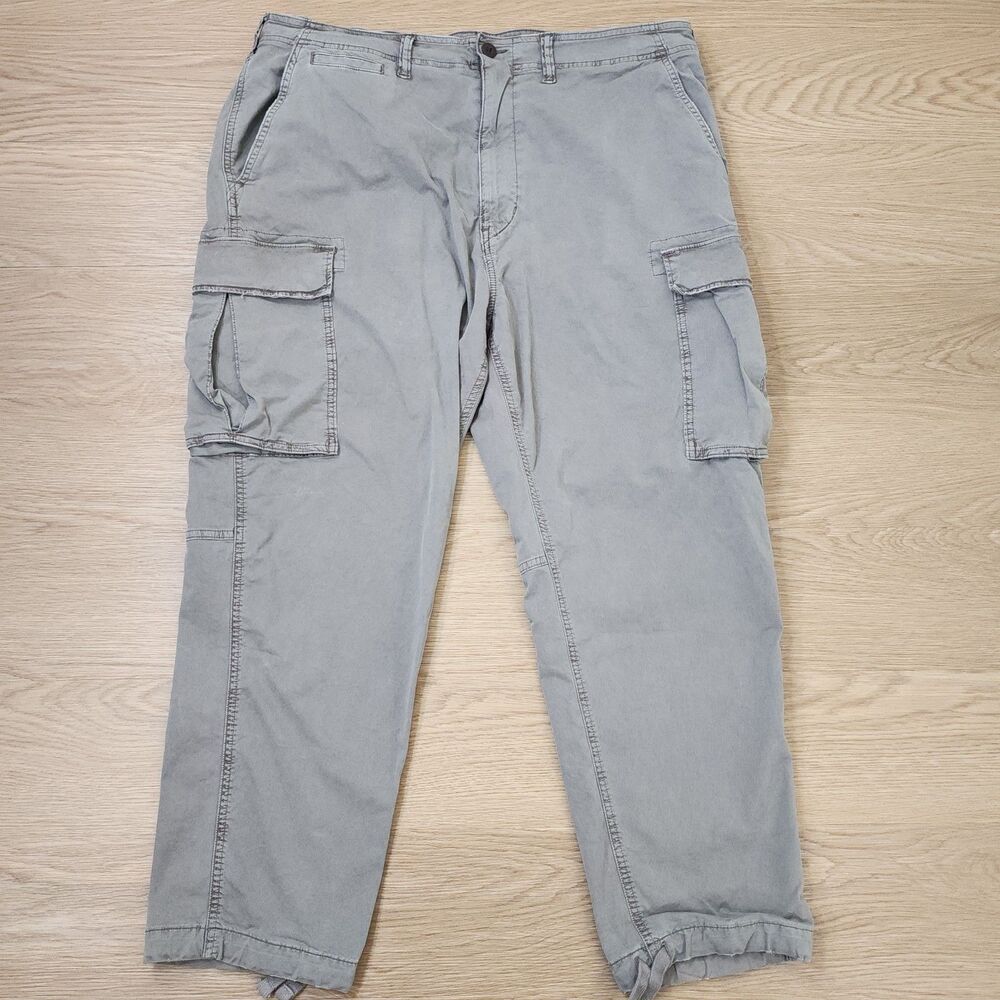 American Eagle AE Flex Snap Relaxed Cargo Utility Pants 38x30 Y2K Paratrooper